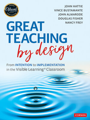 cover image of Great Teaching by Design